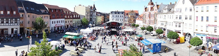 Blühende Landschaften und schöne Städte wie Finsterwalde. So weit war der Aufbau Ost erfolgreich. Foto: Stadt Finsterwalde