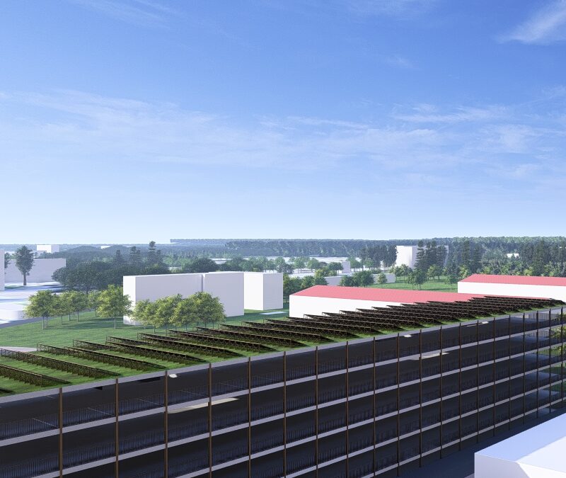 Hochhaus im Industriepark Schwarze Pumpe geplant 