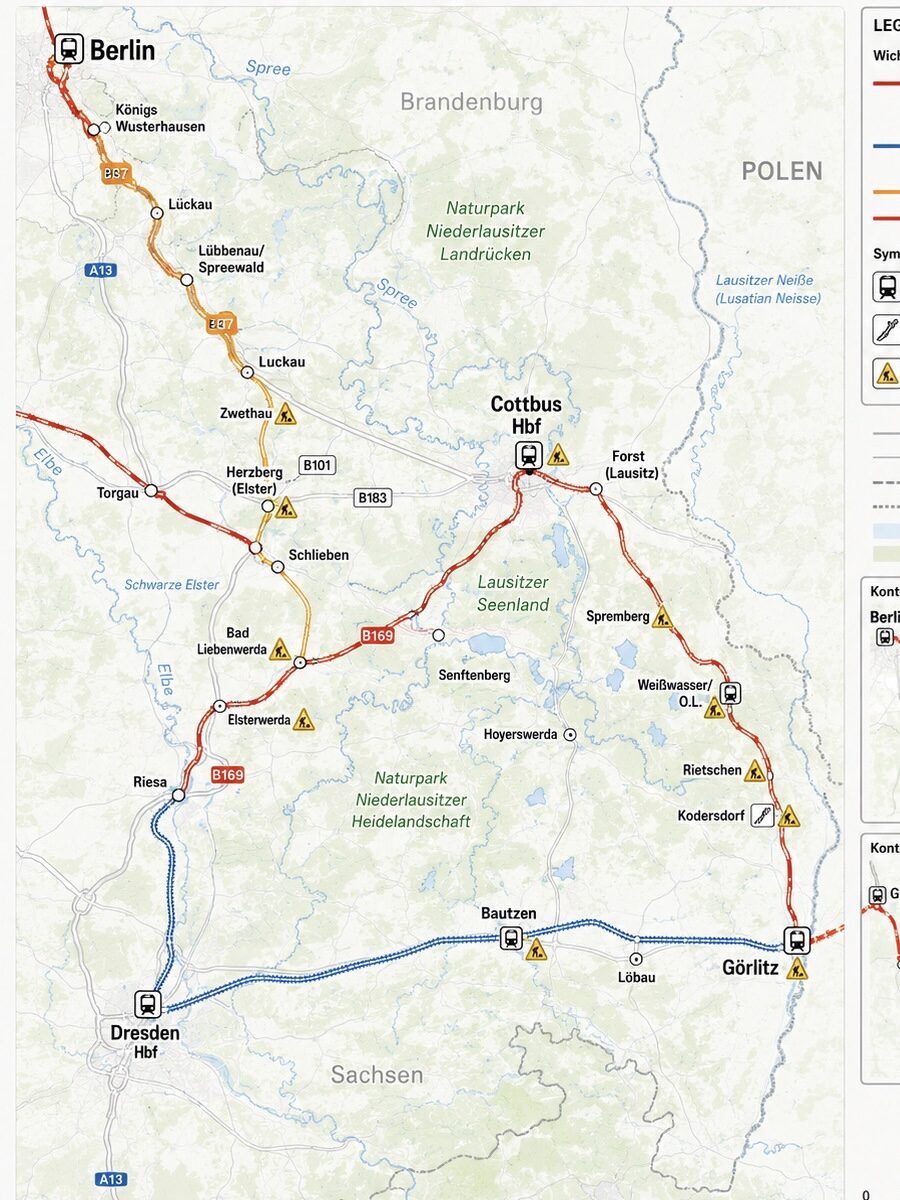 Die 7 wichtigsten Verkehrsadern – und was aus ihnen wird